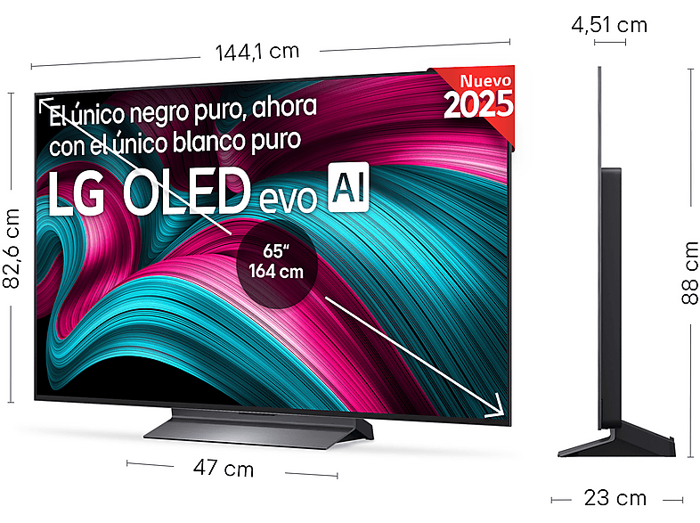 TV OLED 65" LG con OLED 4K en color Negro — foto 18