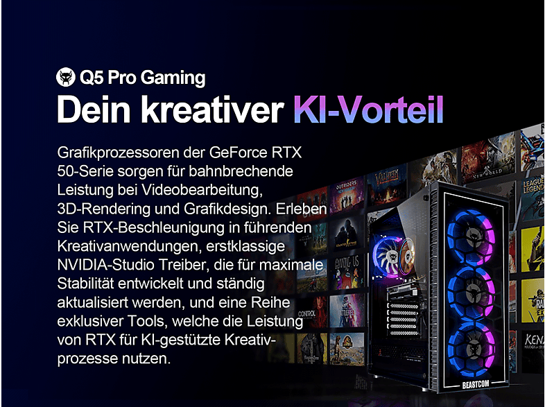 BEASTCOM Pack PC gaming — Intel® Core™ i7-11700F y 16 GB RAM — foto 8