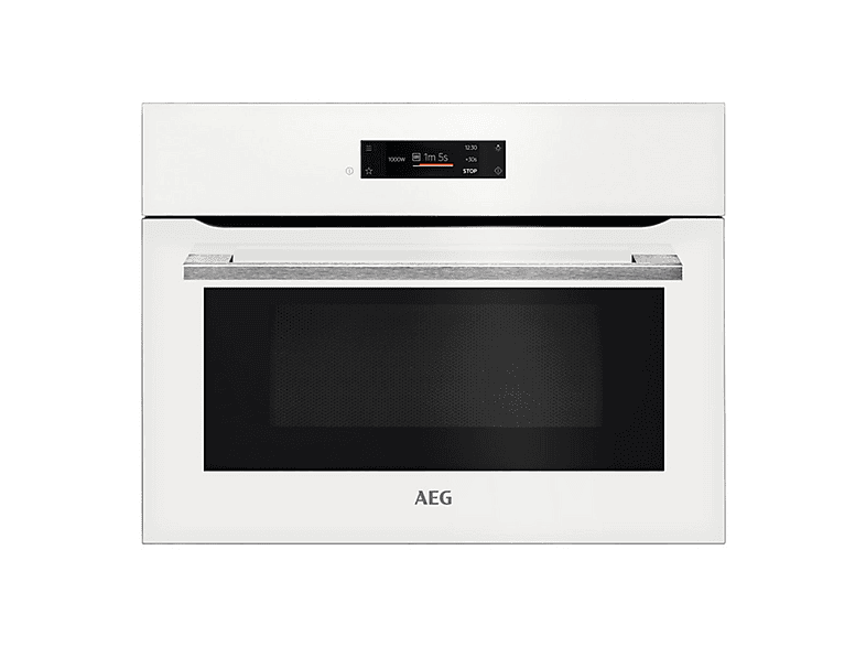 AEG Microondas Grill Compacto en color Blanco — Microondas 1000W y Grill 1900W