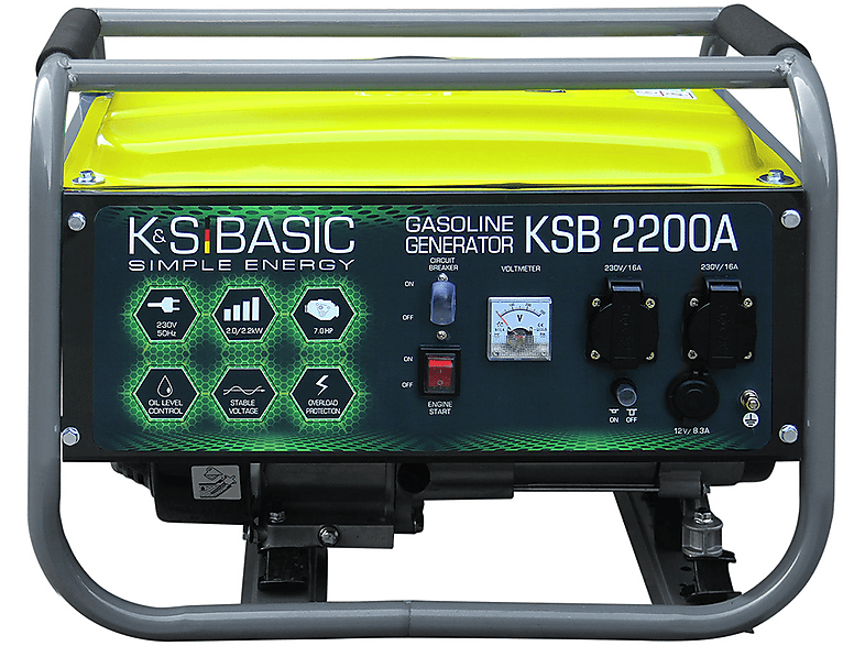 Generador de energía KÖNNER &amp; SÖHNEN — 7 l y 230 V (mod. KSB 2200A)