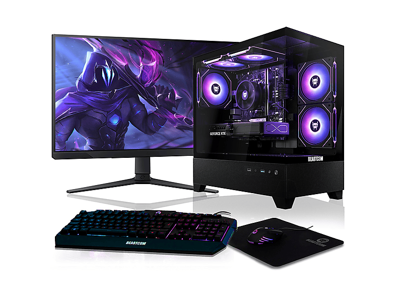 Pack PC Gaming BEASTCOM — Intel® Core™ i5-10400F y 16 GB RAM (mod. Q5 | Pro Gaming)