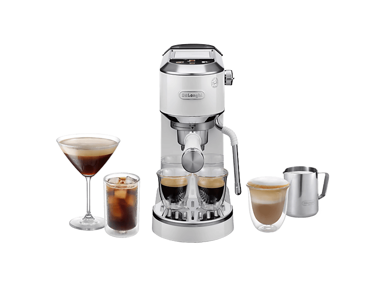 Cafetera express DE LONGHI en color Blanco, 15 bar