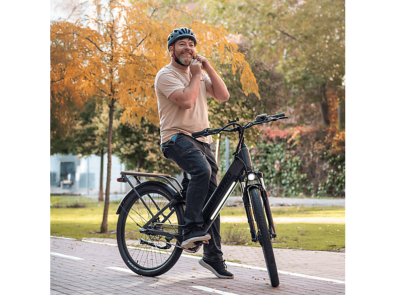Bicicleta urbana SMARTGYRO en color Titan de asistente al pedaleo — foto 9