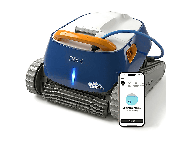 Robot limpiafondos DOLPHIN en color Azul, 12 m