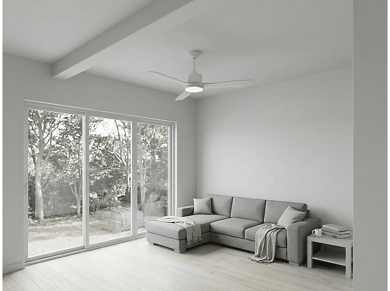 Ventilador de techo PURLINE en color Blanco (mod. NusaD132C03LED64958) — foto 7