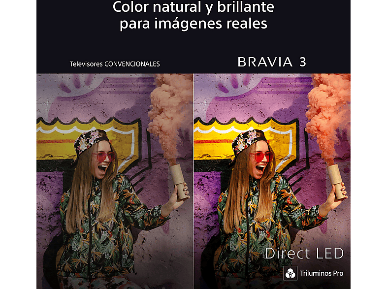 TV LED 55" SONY en color Negro de Direct LED — foto 4