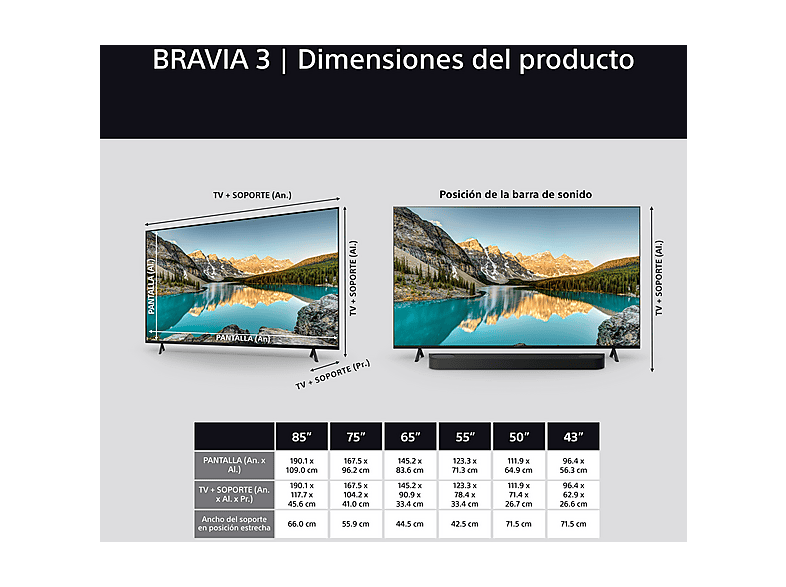 TV LED 55" SONY en color Negro de Direct LED — foto 15