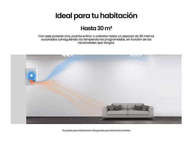 INFINITON Split 1x1 en color Blanco (mod. SPLIT-A3502B) — foto 6