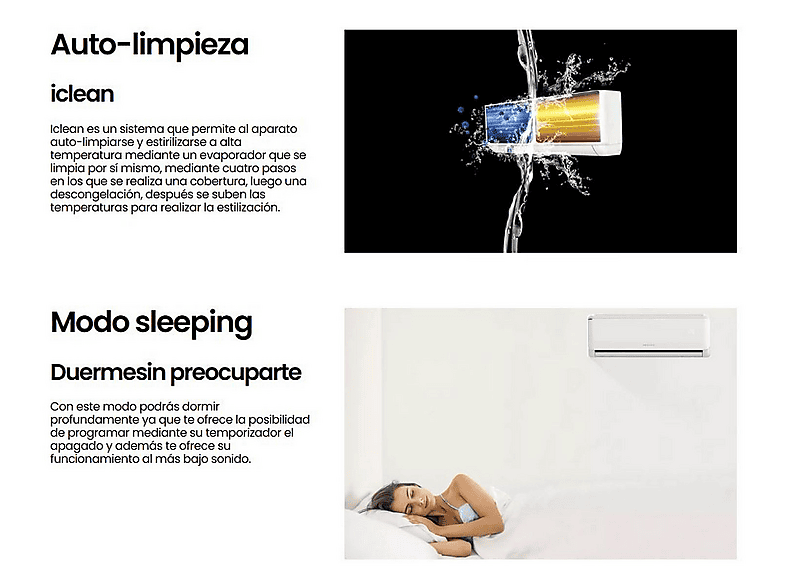 INFINITON Split 1x1 en color Blanco (mod. SPLIT-A3502B) — foto 7