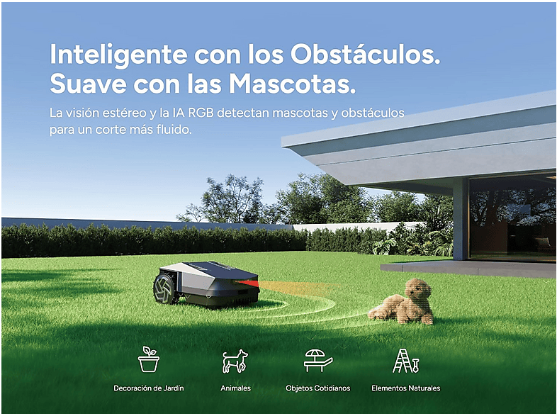 IGARDEN Robot cortacésped hasta 1500 m² IGARDEN en color Negro — foto 5