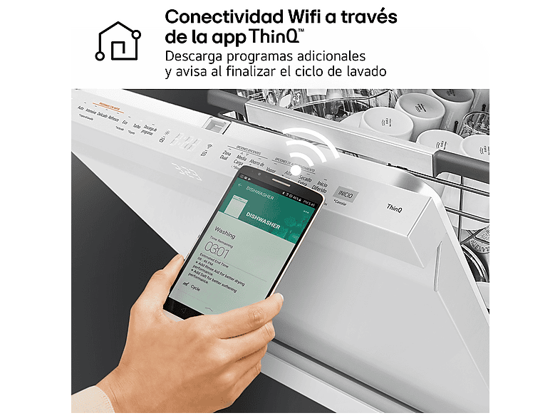 LG Lavavajillas en color Blanco Marfil — foto 12
