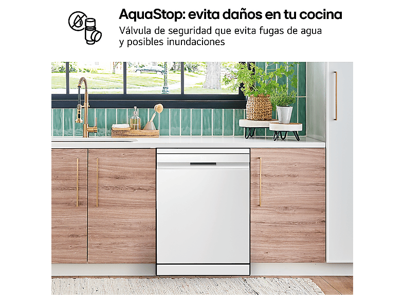 LG Lavavajillas en color Blanco Marfil — foto 13