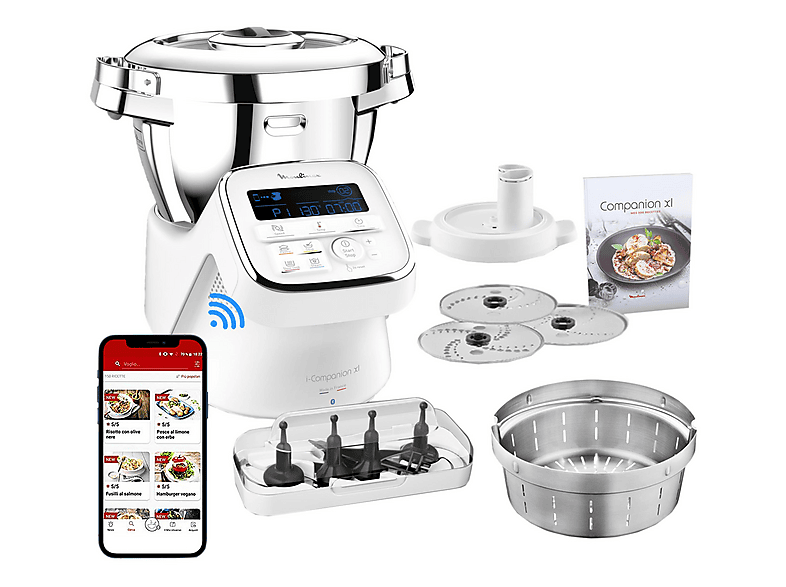 Robot de cocina MOULINEX en color Blanco de 1550 W