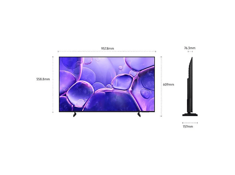 SAMSUNG TV LED 43" UHD 4K en color Negro — foto 3