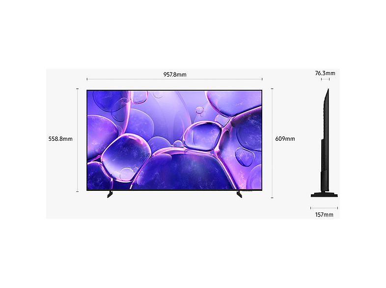 SAMSUNG TV LED 43" UHD 4K en color Negro — foto 7