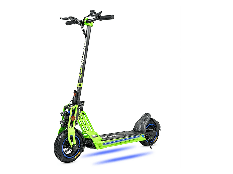 Patinete eléctrico ECOXTREM en color Lima (mod. Bison GT)