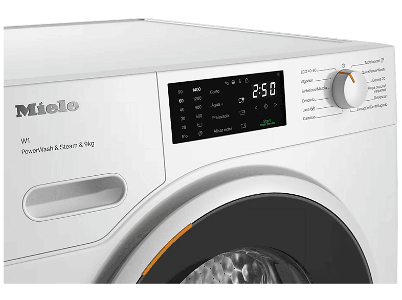 MIELE Lavadora carga frontal 9 kg (mod. WCS) en color Blanco Loto — foto 4