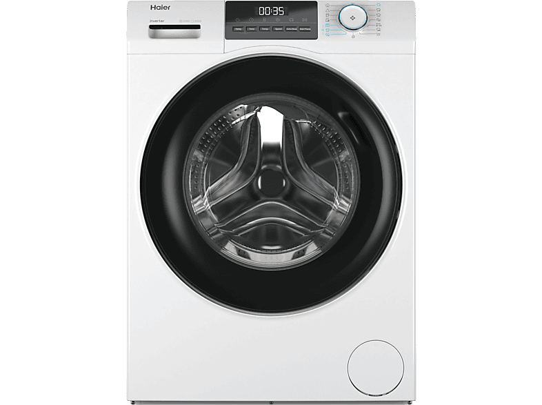 Lavadora carga frontal HAIER con 8 kg en color Blanco