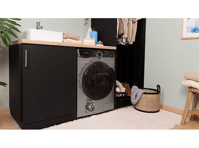 CECOTEC Lavadora carga frontal en color Steel — 12 kg y 1400 rpm — foto 5