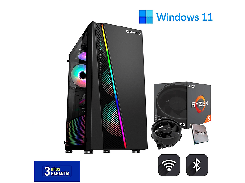 PC Gaming JOYBE COMPUTERS con AMD Ryzen™ 5 5600G