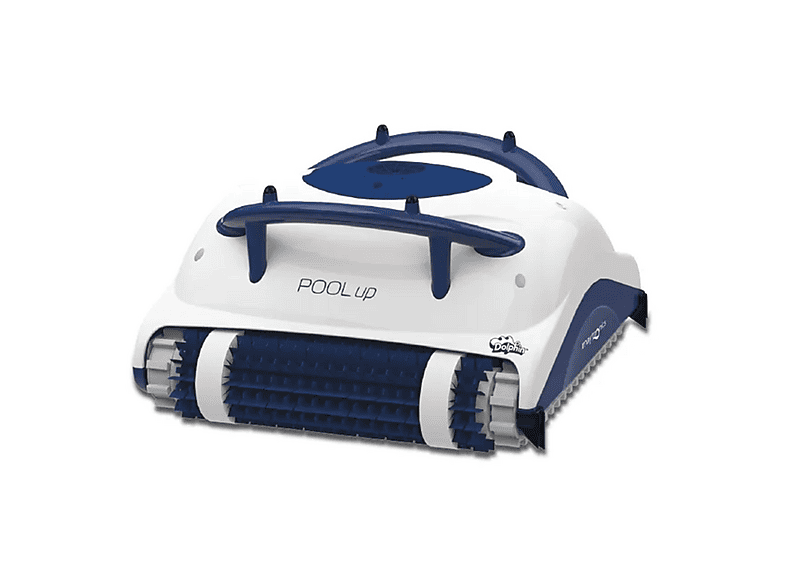 DOLPHIN Robot limpiafondos 8 m en color Blanco y azul