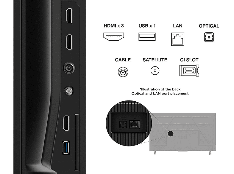 TV QLED 43" TCL — UHD 4K y Procesador AiPQ — foto 11