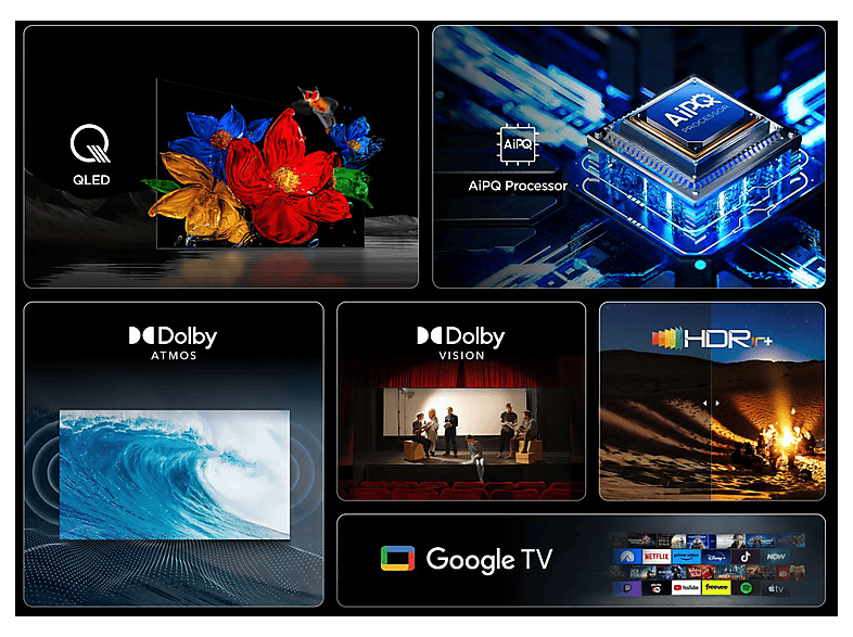 TV QLED 43" TCL — UHD 4K y Procesador AiPQ — foto 17