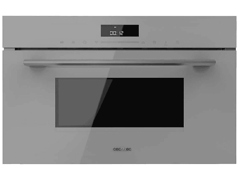 CECOTEC Horno con microondas en color Gris — Integrable y 34 l