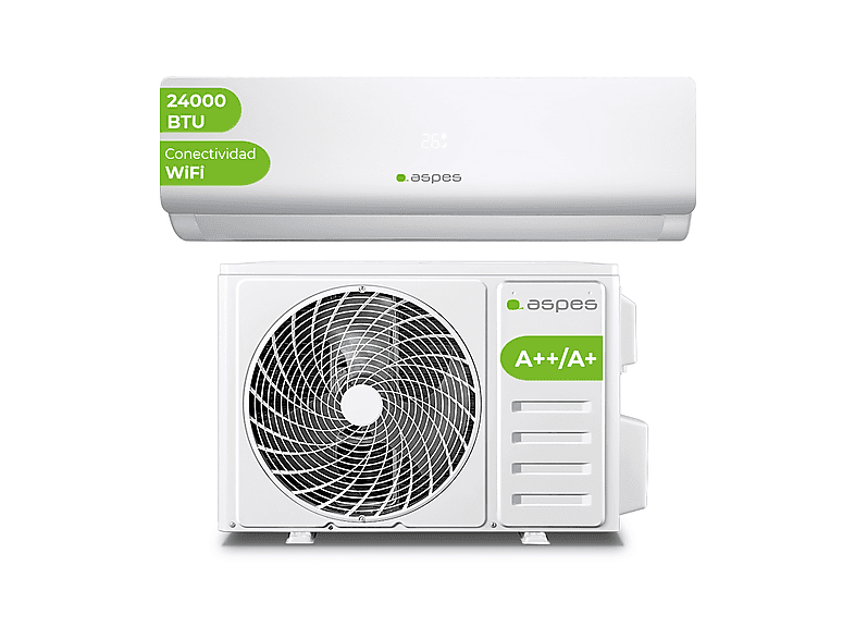 Aire acondicionado Split 1x1 ASPES en color Blanco