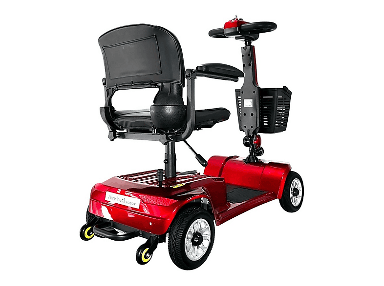 Cuatriciclo eléctrico plegable CAREWAY en color Red (mod. Esencial) — foto 3