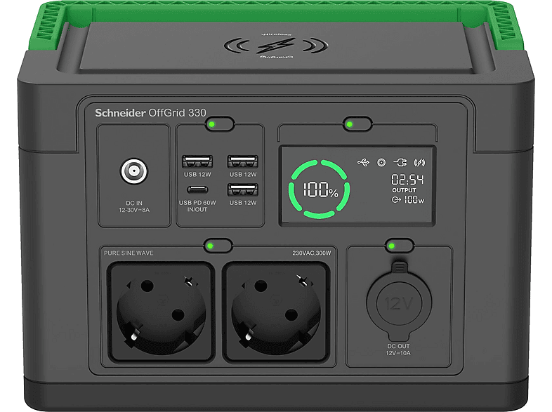 Estación de energía APC en color Negro, Verde (mod. PPS330-GR)