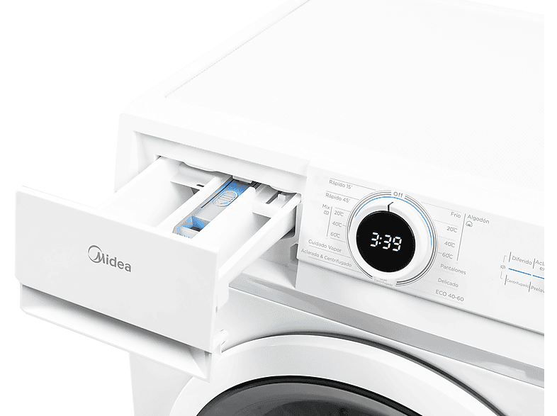 Lavadora carga frontal MIDEA en color Blanco, 8 kg — foto 6