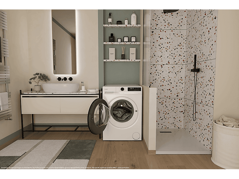Lavadora carga frontal CANDY en color Blanco (mod. GD 410B8-S) — foto 9