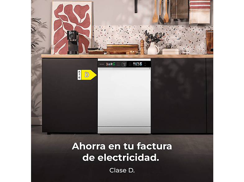 CECOTEC Lavavajillas libre instalación 60 cm en color Negro (mod. Bolero Aguazero 6320 Dark) — foto 3