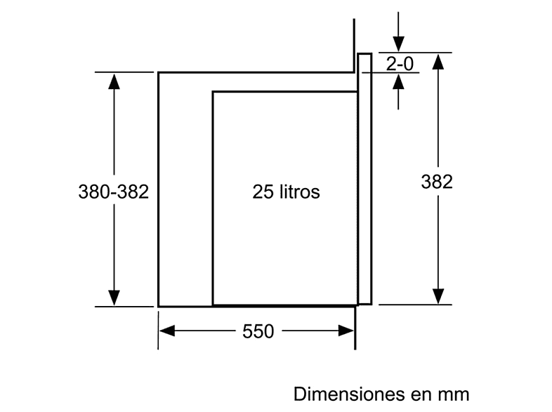 BOSCH Microondas integrable 900W en color Inox — foto 10