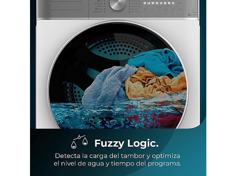 Lavadora carga frontal CECOTEC — 10 kg y 1400 rpm (mod. Bolero DressCode 10800 Inverter) — foto 13