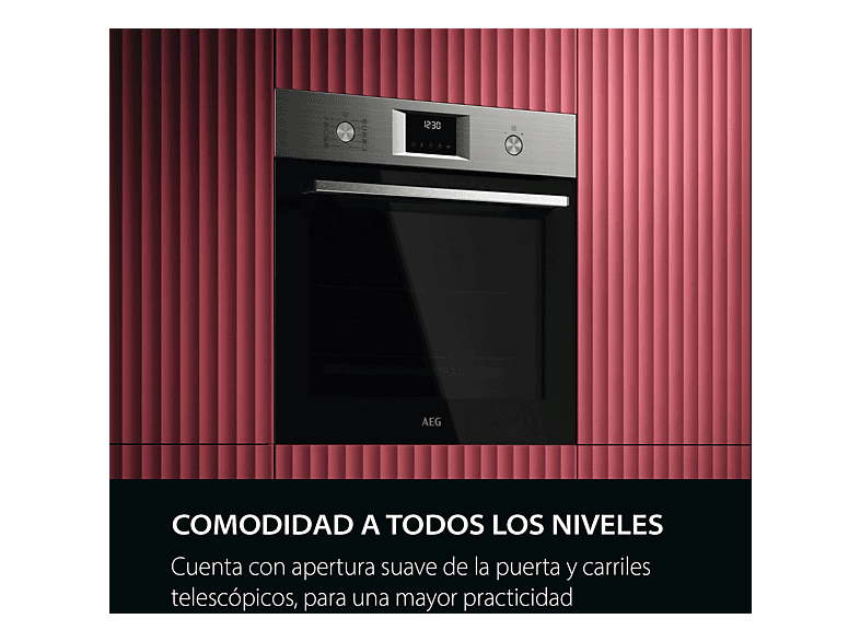 AEG Horno Multifunción en color INOX Antihuellas — foto 8