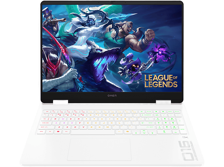 HP Portátil gaming en color Blanco Cerámica — 16" 2K y Intel® Core™ i9-14900HX