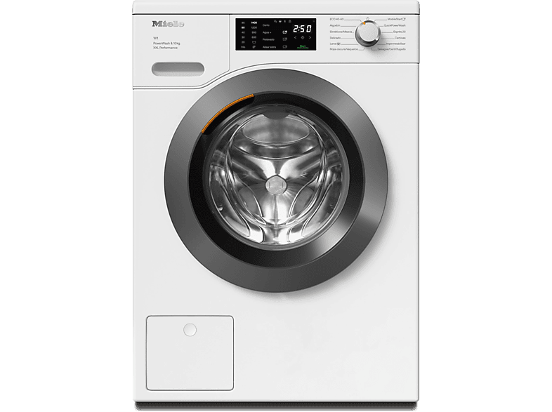 Lavadora carga frontal MIELE con 10 kg en color Blanco loto