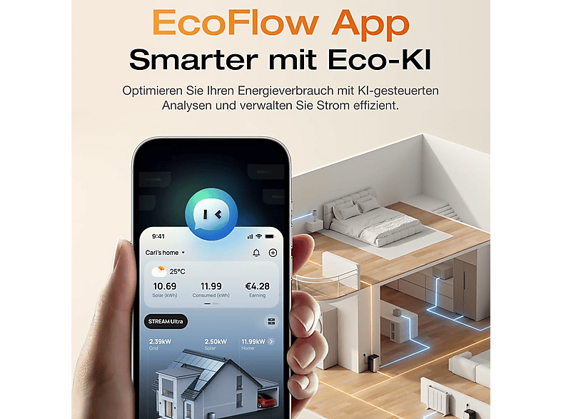 Kit solar ECOFLOW en color Negro, 2300 W — foto 5