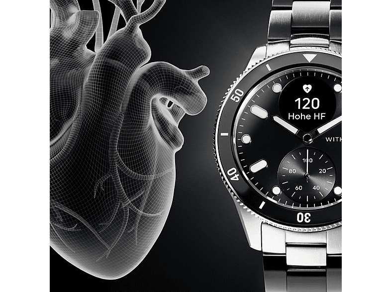 WITHINGS Smartwatch en color Negro — Talla única y Acero inoxidable — foto 5
