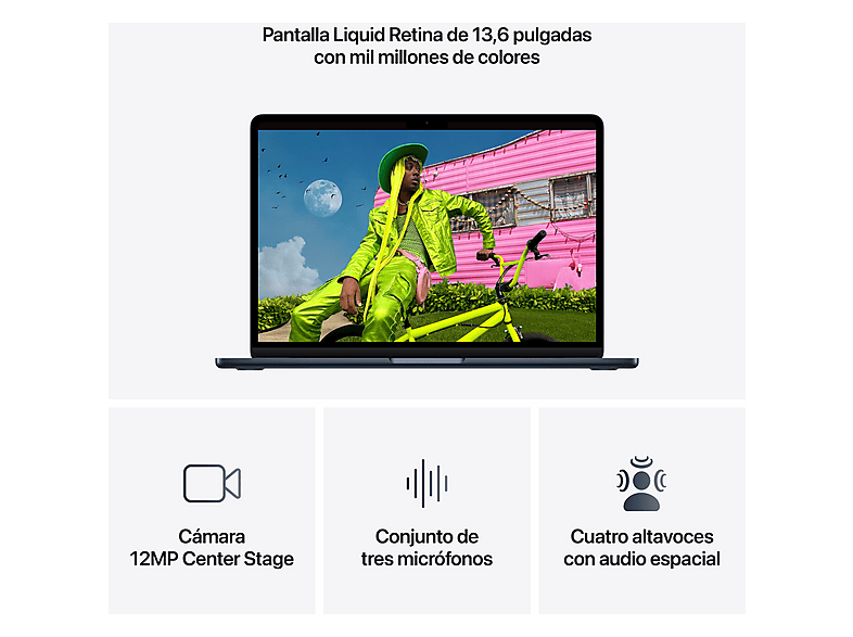 APPLE Portátil en color Medianoche (mod. MacBook Air (2026) 13.6") — foto 5