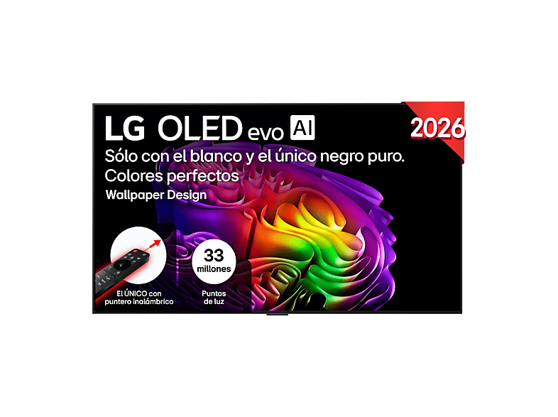 LG TV OLED 65" en color Negro