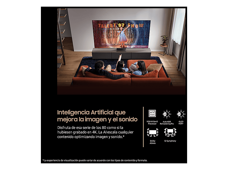 SAMSUNG TV OLED 77" OLED 4K en color Negro grafito — foto 4