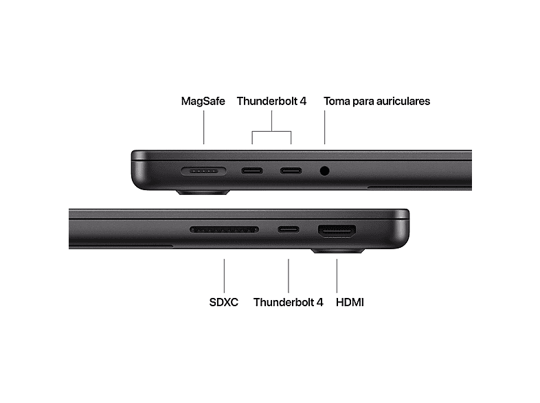 Portátil APPLE con Chip M5 en color Negro espacial — foto 7