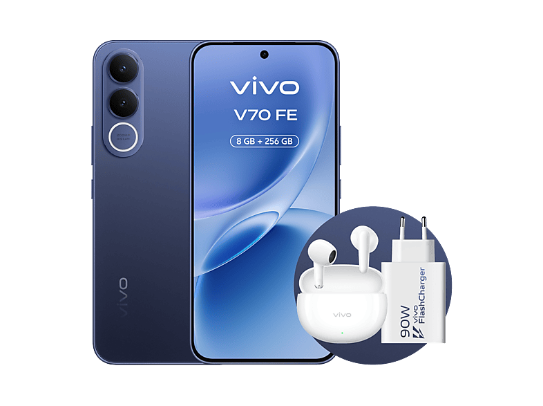 Móvil VIVO en color Ocean Blue, 256GB