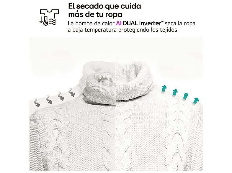 LG Secadora bomba de calor en color Acero Inoxidable — foto 5