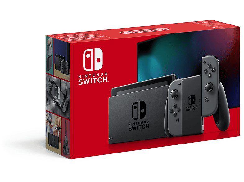 NINTENDO Consola Nintendo Switch en color Gris — 32 GB y Nintendo Switch