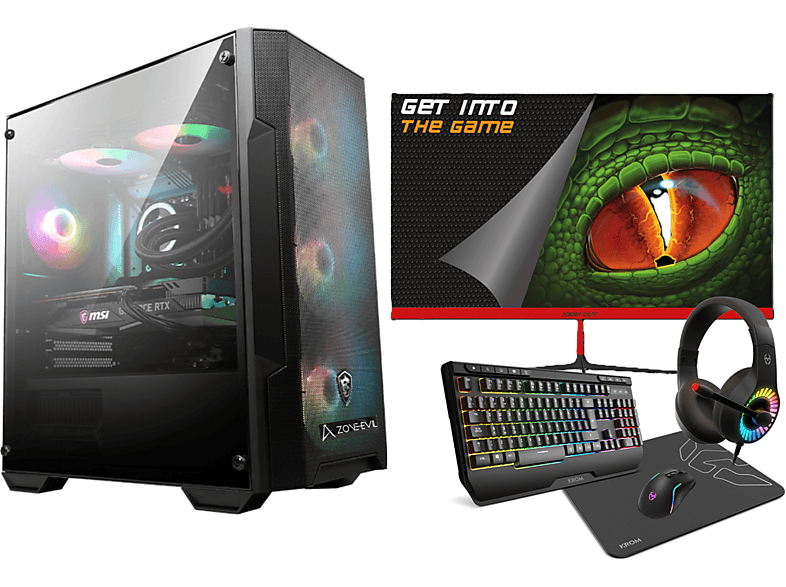ZONE EVIL Pack PC Gaming AMD Ryzen 5 4650G