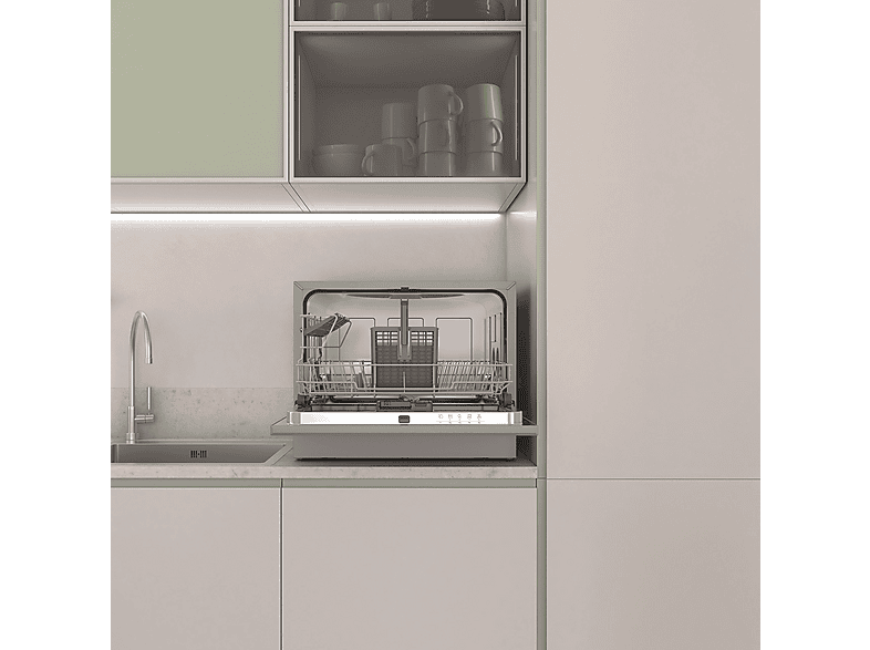 CANDY Lavavajillas compacto en color Silver (mod. CP 6E51LS) — foto 7